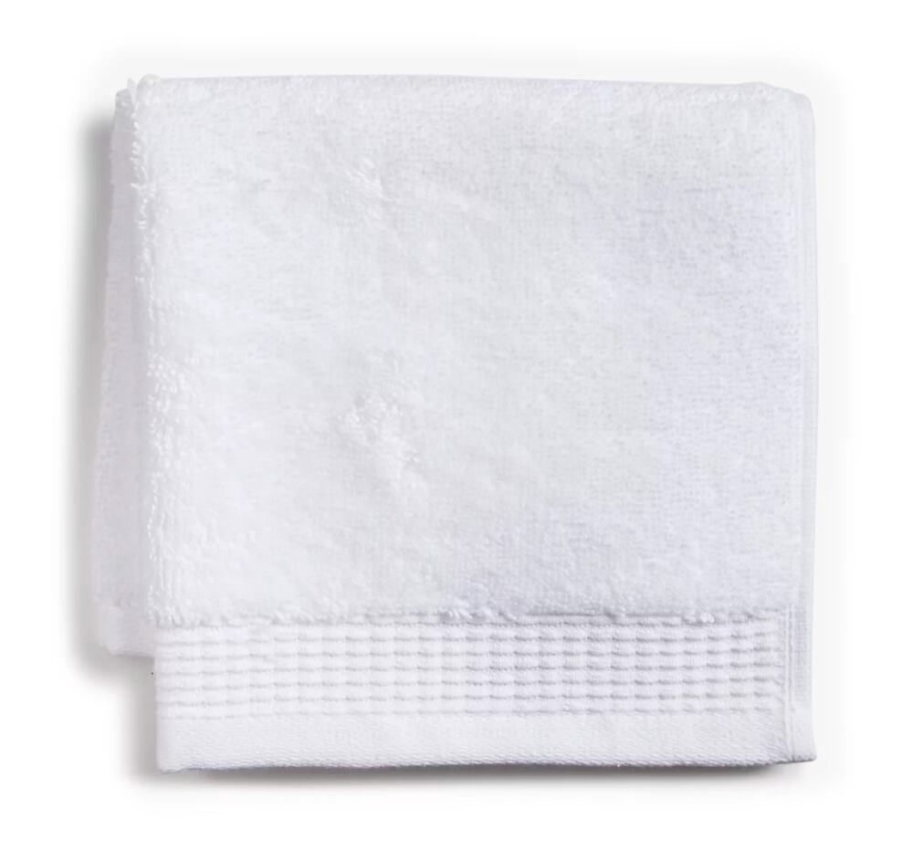 Charter Club Signature Washcloth, 13" x 13" in White